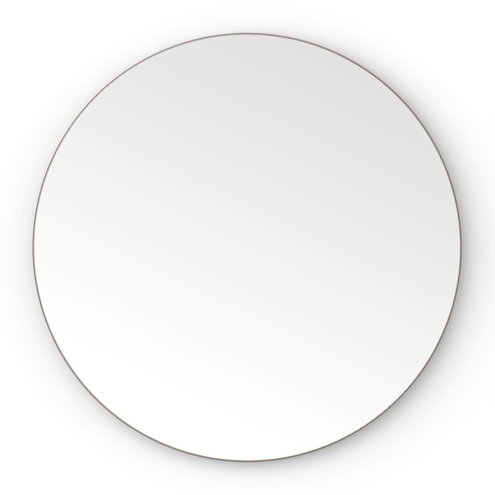 Cut out image of Origins Living Oslo Round 600mm Brushed Bronze Mirror